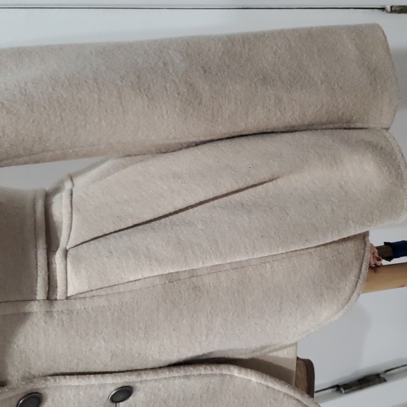 Nanette Lepore Cream Victorian Peacoat sz 0 - Picture 5 of 9